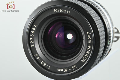 [Used] Nikon Ai-S ZOOM NIKKOR 35-70mm f/3.3-4.5