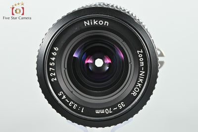 [Used] Nikon Ai-S ZOOM NIKKOR 35-70mm f/3.3-4.5