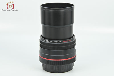 [Used] PENTAX Pentax SMC DA 35mm f/2.8 Macro Limited Black