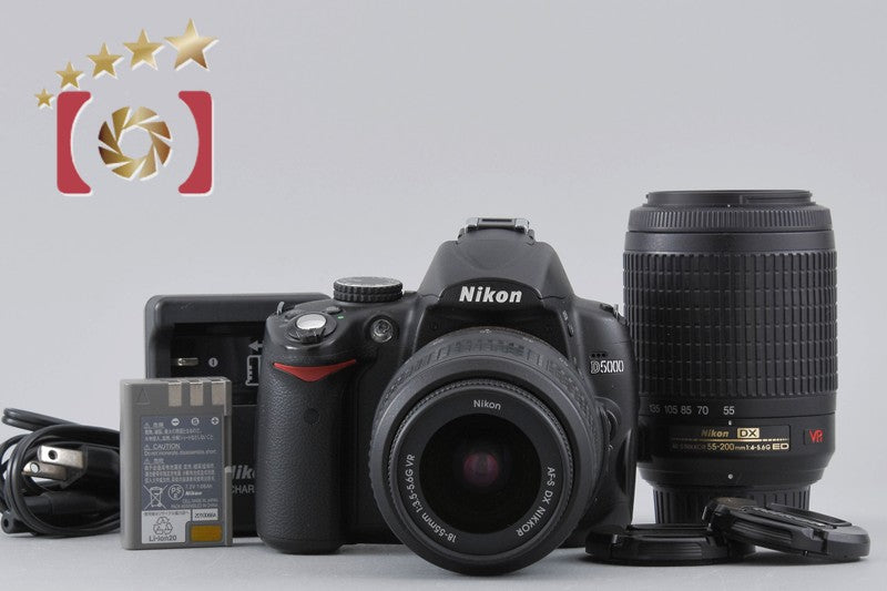 [Used] Nikon D5000 Double Zoom Lens Kit