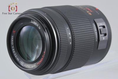 [Used] Panasonic LUMIX G X VARIO 45-175mm f/4-5.6 ASPH. POWER O.I.S. H-PS45175 Black with Original Box