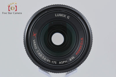 [Used] Panasonic LUMIX G X VARIO 45-175mm f/4-5.6 ASPH. POWER O.I.S. H-PS45175 Black with Original Box