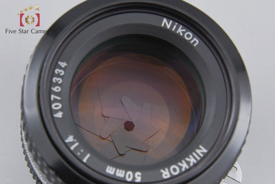 [Used] Nikon Ai NIKKOR 50mm f/1.4