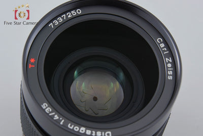 【中古】CONTAX コンタックス Carl Zeiss Distagon 35mm f/1.4 T* MMJ