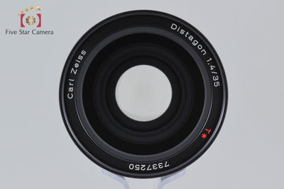 【中古】CONTAX コンタックス Carl Zeiss Distagon 35mm f/1.4 T* MMJ