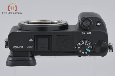 【中古】SONY ソニー α6400 ILCE-6400 シルバー ミラーレス一眼カメラ シャッター回数僅少