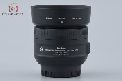 Used Nikon AF-S DX NIKKOR 35mm f/1.8 G
