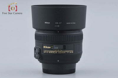 [Used] Nikon AF-S NIKKOR 50mm f/1.4 G