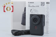 [Used] Canon PowerShot V10 Black Compact Digital Camera with Original Box