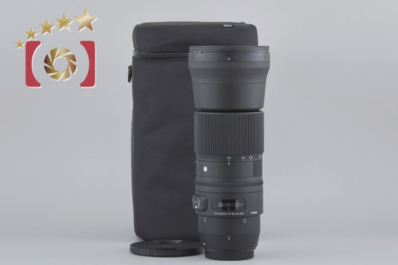 【中古】SIGMA シグマ 150-600mm f/5-6.3 DG OS HSM Contemporary キヤノン用