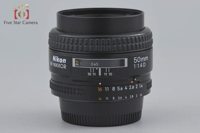 [Used] Nikon AF NIKKOR 50mm f/1.4 D