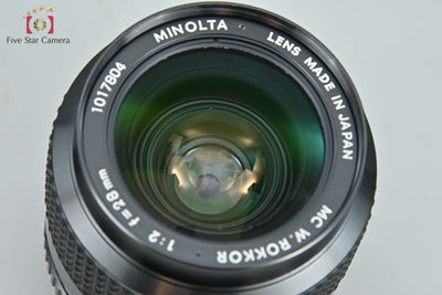 [Used] MINOLTA MC W.ROKKOR 28mm f/2