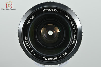 [Used] MINOLTA MC W.ROKKOR 28mm f/2