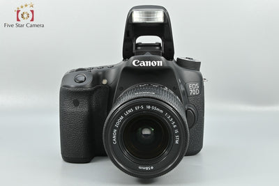 [Used] Canon EOS 70D Double Zoom Lens Kit Digital SLR Camera