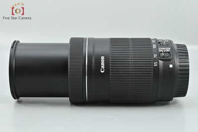 [Used] Canon EOS 70D Double Zoom Lens Kit Digital SLR Camera