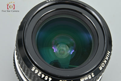 [Used] Nikon Ai NIKKOR 28mm f/2.8
