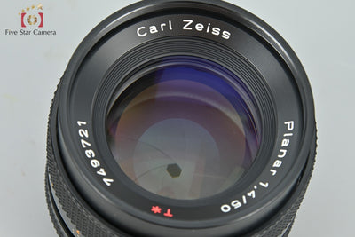 【中古】CONTAX コンタックス Carl Zeiss Planar 50mm f/1.4 T* MMJ
