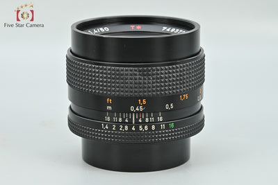 【中古】CONTAX コンタックス Carl Zeiss Planar 50mm f/1.4 T* MMJ