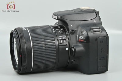 [Used] Canon EOS Kiss X7 EF-S 18-55mm IS STM Lens Kit Black Digital SLR Camera