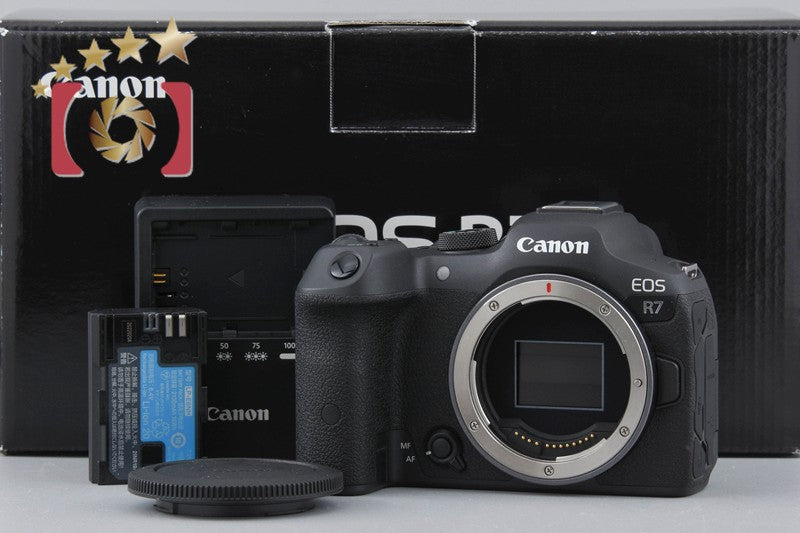 【中古】Canon キヤノン EOS R7 ミラーレス一眼カメラ シャッター回数僅少 元箱付き