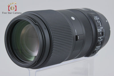 【中古】SIGMA シグマ 100-400mm f/5-6.3 DG OS HSM Contemporary キヤノン用 元箱付き