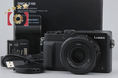 [Used] Panasonic LUMIX DMC-LX100 Black Compact Digital Camera with Original Box