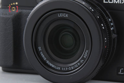 [Used] Panasonic LUMIX DMC-LX100 Black Compact Digital Camera with Original Box
