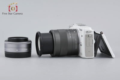 [Used] Canon EOS M3 White Double Lens Kit