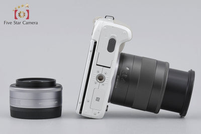 [Used] Canon EOS M3 White Double Lens Kit