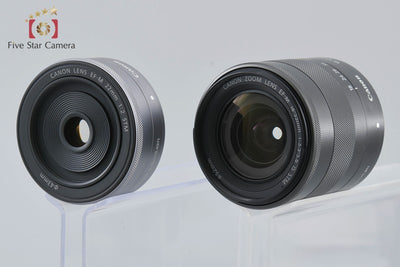 [Used] Canon EOS M3 White Double Lens Kit