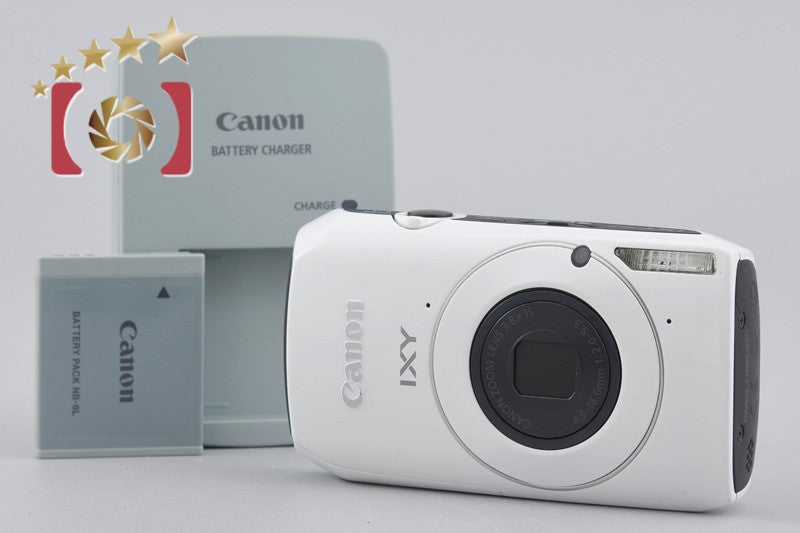 [Used] Canon IXY 30S White Compact Digital Camera