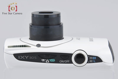 [Used] Canon IXY 30S White Compact Digital Camera