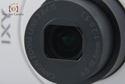 [Used] Canon IXY 30S White Compact Digital Camera