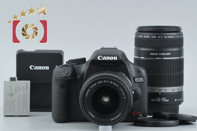 【Used】Canon EOS Kiss X3 Double Zoom Kit