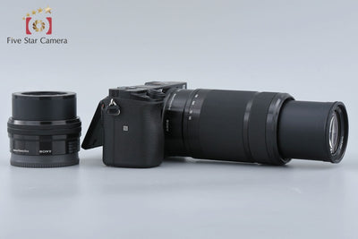 [Used] SONY Sony α6100 ILCE-6100 Double Zoom Lens Kit Black, Low Shutter Count