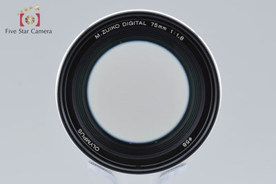 [Used] OLYMPUS Olympus M.ZUIKO DIGITAL ED 75mm f/1.8 Black with original box