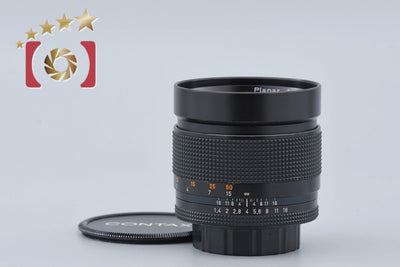 【中古】CONTAX コンタックス Carl Zeiss Planar 85mm f/1.4 T* AEG 2025.12月 オーバーホール済み