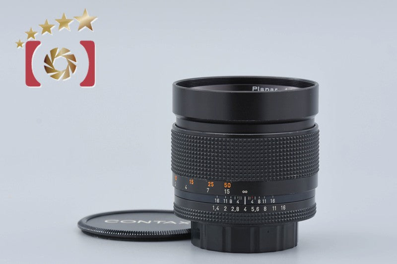 【中古】CONTAX コンタックス Carl Zeiss Planar 85mm f/1.4 T* AEG 2025.12月 オーバーホール済み
