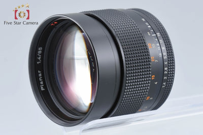【中古】CONTAX コンタックス Carl Zeiss Planar 85mm f/1.4 T* AEG 2025.12月 オーバーホール済み
