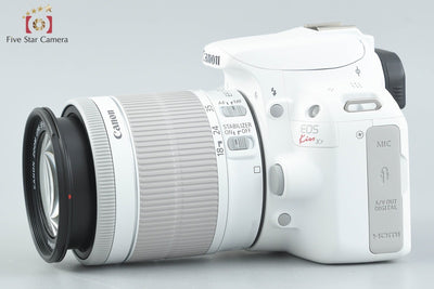 [Used] Canon EOS Kiss X7 EF-S 18-55mm IS STM Lens Kit White - Low Shutter Count