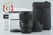 【中古】SIGMA シグマ Art 50mm f/1.4 DG DN ソニーEマウント用