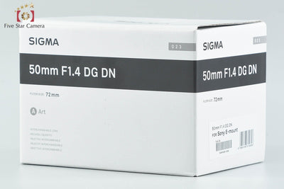 【中古】SIGMA シグマ Art 50mm f/1.4 DG DN ソニーEマウント用