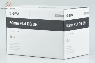 【中古】SIGMA シグマ Art 50mm f/1.4 DG DN ソニーEマウント用