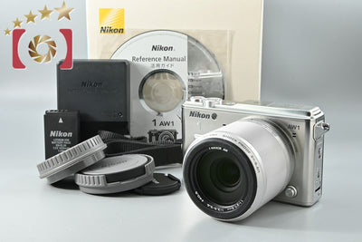 [Used] Nikon 1 AW1 Waterproof Zoom Lens Kit Silver with Original Box