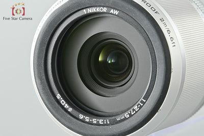 [Used] Nikon 1 AW1 Waterproof Zoom Lens Kit Silver with Original Box