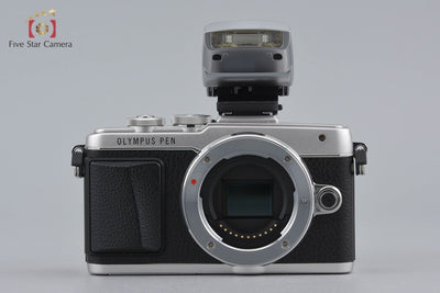 [Used] OLYMPUS Olympus PEN Lite E-PL7 EZ Double Zoom Kit Silver, Low Shutter Count, With Original Box