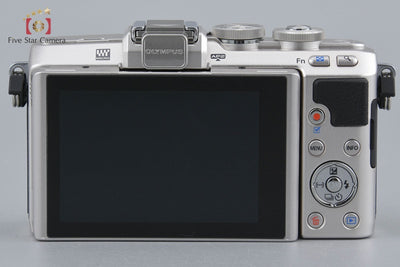 [Used] OLYMPUS Olympus PEN Lite E-PL7 EZ Double Zoom Kit Silver, Low Shutter Count, With Original Box