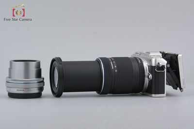 [Used] OLYMPUS Olympus PEN Lite E-PL7 EZ Double Zoom Kit Silver, Low Shutter Count, With Original Box