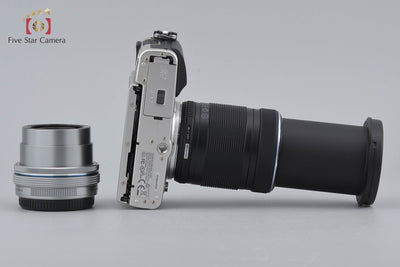 [Used] OLYMPUS Olympus PEN Lite E-PL7 EZ Double Zoom Kit Silver, Low Shutter Count, With Original Box