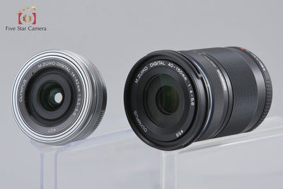 [Used] OLYMPUS Olympus PEN Lite E-PL7 EZ Double Zoom Kit Silver, Low Shutter Count, With Original Box